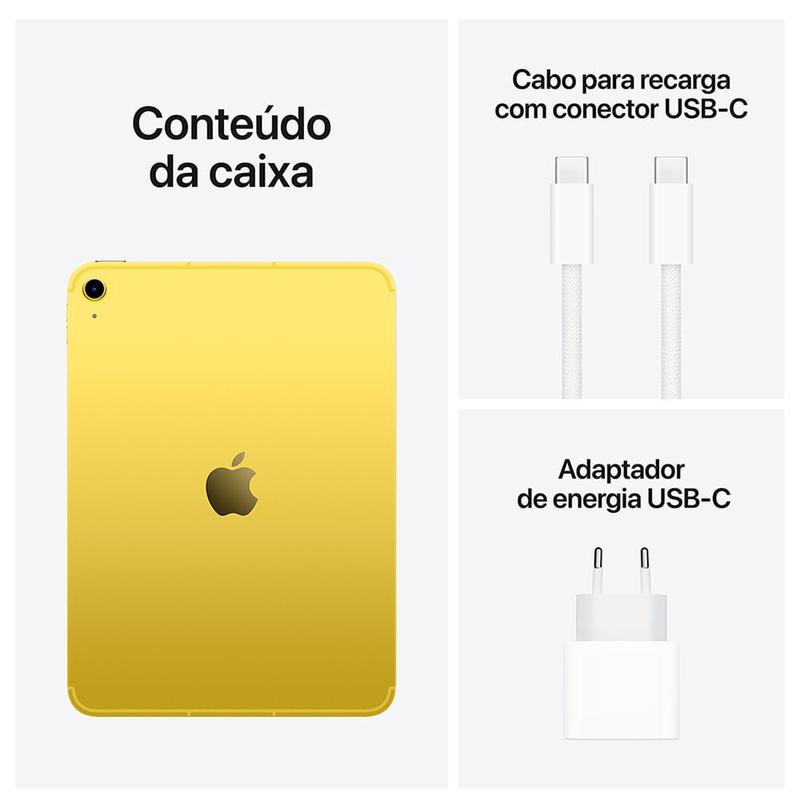 Apple iPad 11ª Geração, Chip A16 (Wi-Fi + Cellular, 128GB